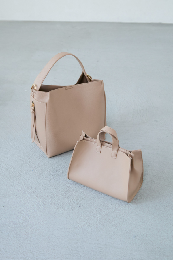 サイドポケットミニトート付きソフトバッグ｜BAG｜レディース