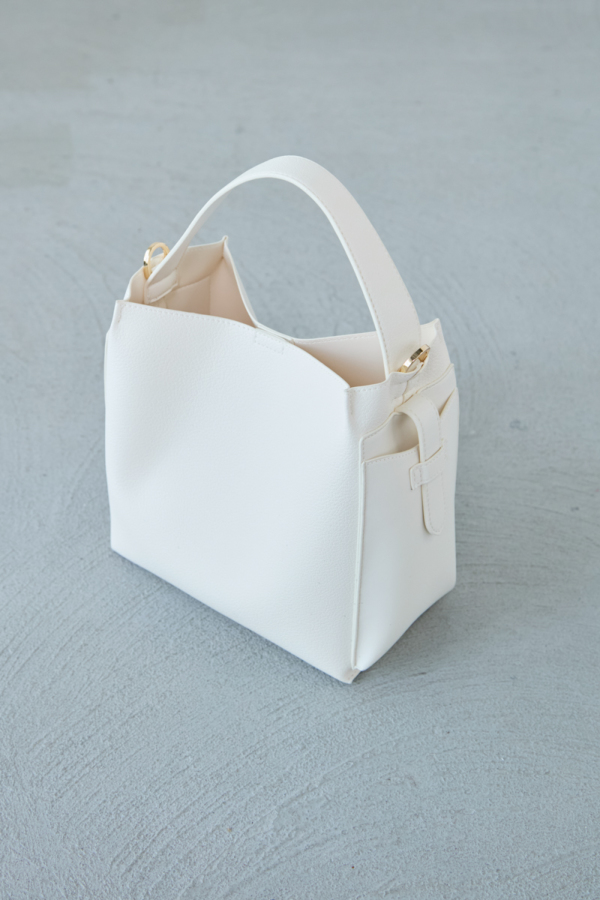 サイドポケットミニトート付きソフトバッグ｜BAG｜レディース