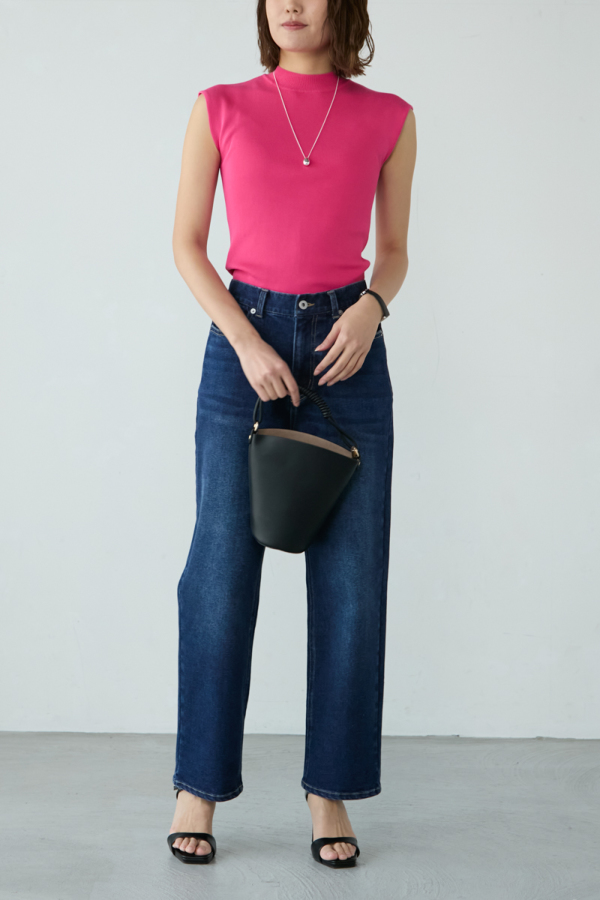 【新品】エムドゥ　ストレート美脚デニム ストレート美脚デニム｜PANTS｜レディースファッション通販のM