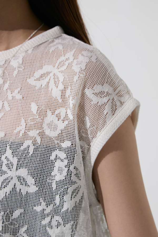 ラッセルレースブラウス｜TOPS｜レディースファッション通販のM
