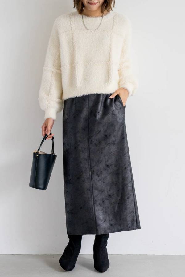 ストレッチレザータイトスカート｜SKIRT｜レディースファッション通販