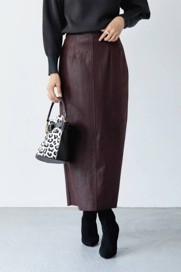 ストレッチレザータイトスカート｜SKIRT｜レディースファッション通販