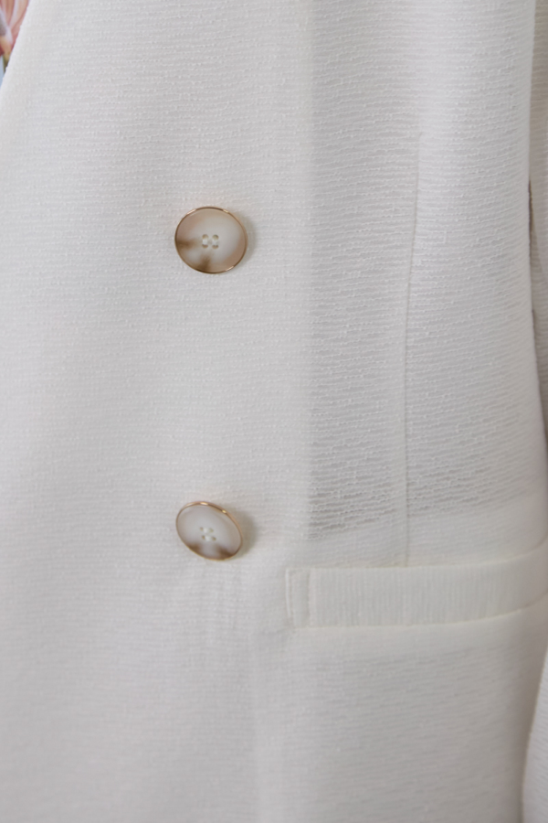 シアーツイードノーカラージャケット｜OUTER｜レディースファッション