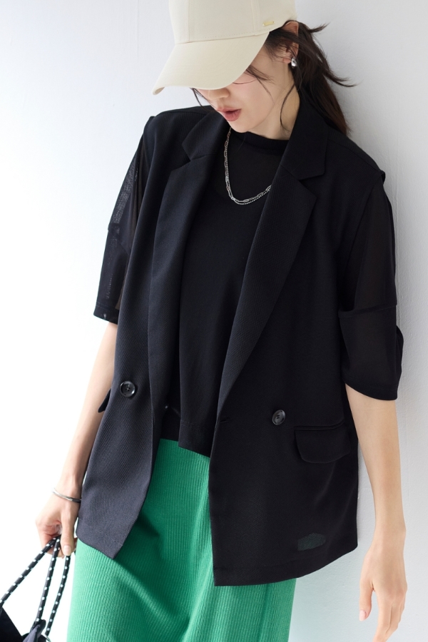 【Spring Collection 2026 vol.2掲載】シアーメッシュジレ