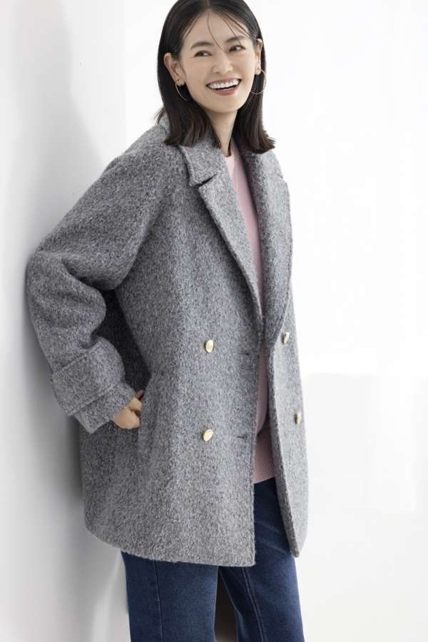 【Winter Collection 2026掲載】ウェービーダブルコート