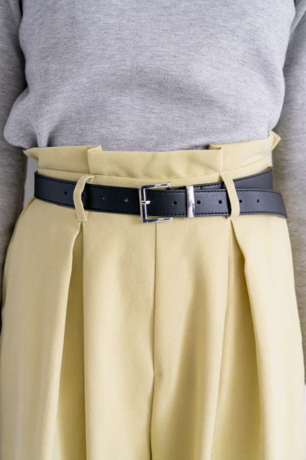 ベルト付きタックワイドパンツ｜PANTS｜レディースファッション通販のM