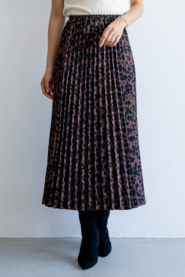 美品⭐︎MUSE de DeuxiemeClasseヒョウ柄プリーツロングスカート 美品⭐︎MUSE de DeuxiemeClasseヒョウ柄プリーツロングスカート 美品