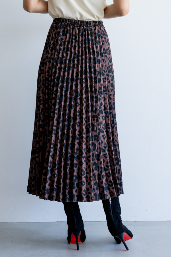 美品⭐︎MUSE de DeuxiemeClasseヒョウ柄プリーツロングスカート 美品⭐︎MUSE de DeuxiemeClasseヒョウ柄プリーツロングスカート 美品