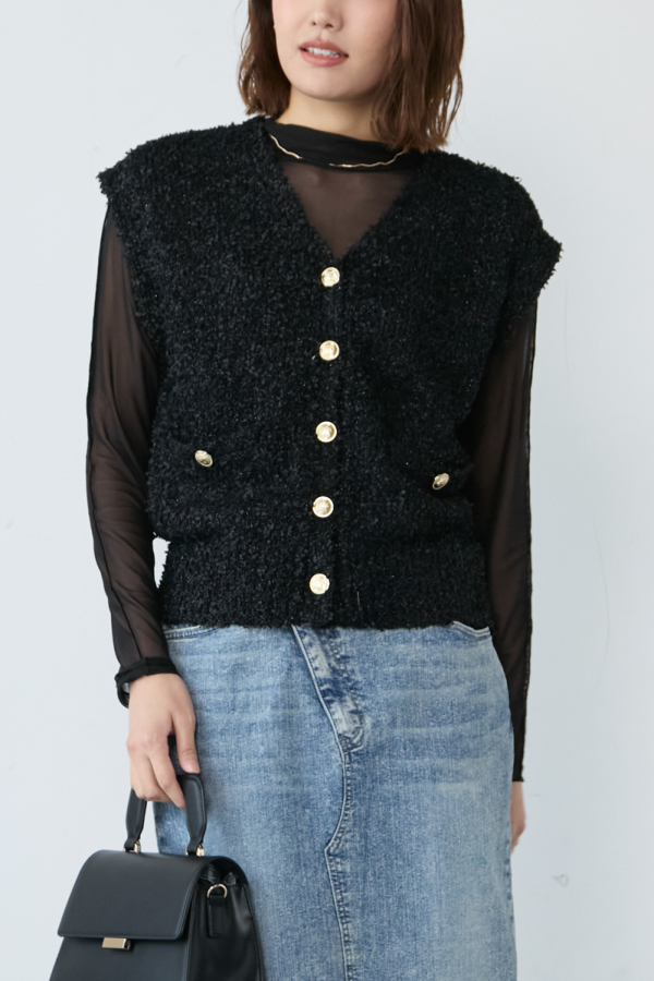 BLCK FRIDAY SALE【即納】メッシュモヘアニット | KISHIKA
