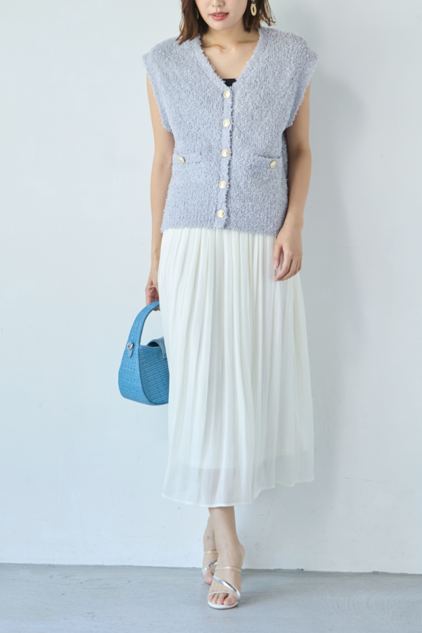 「数量限定 在庫処分セール」 バタフライニットベスト｜TOPS｜レディースファッション通販のM トップス