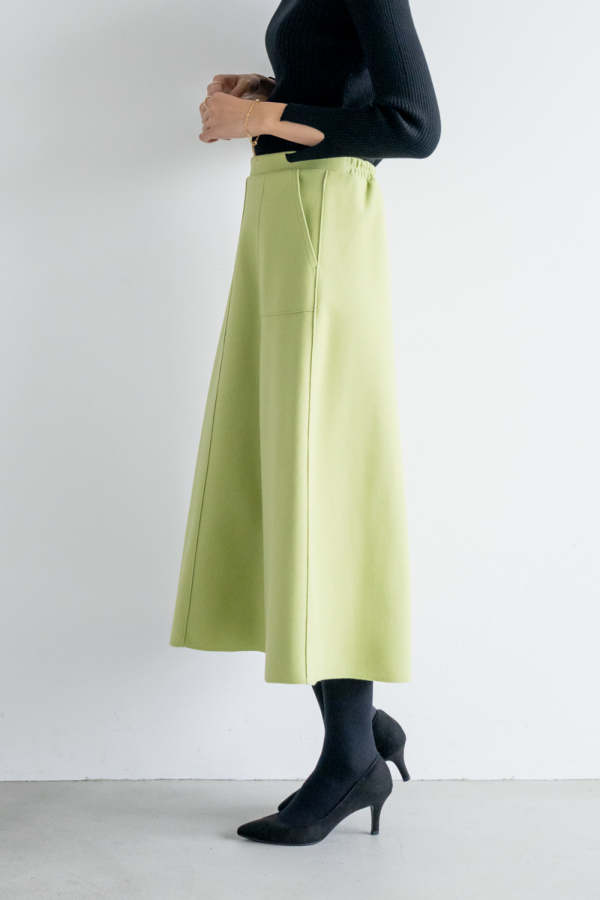 メルトンダブルポケットフレアスカート｜SKIRT｜レディース