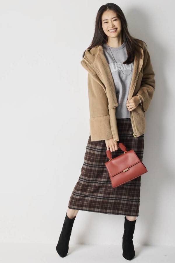 フェイクムートンファーコート｜OUTER｜レディースファッション通販のM