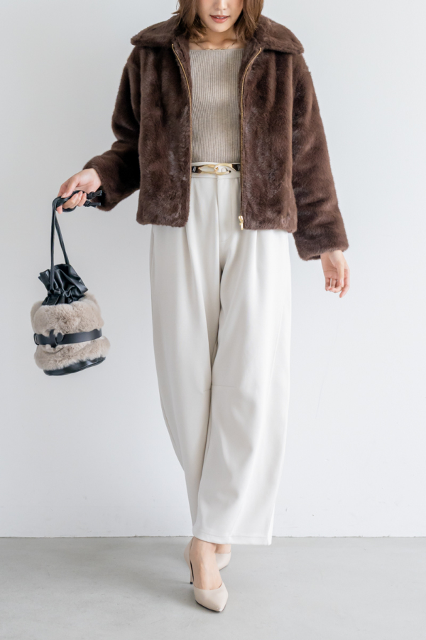 ミンクタッチファーコート｜OUTER｜レディースファッション通販のM