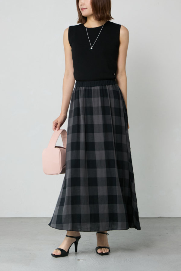 リバーシブルチェック柄スカート｜SKIRT｜レディース