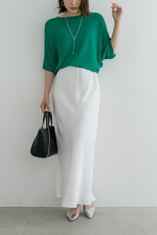 サテンナロースカート｜SKIRT｜レディースファッション通販のM.deux