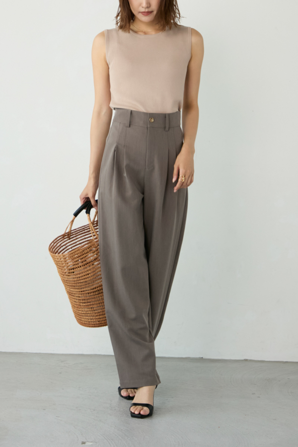 クルーネックノースリニット｜TOPS｜レディースファッション通販