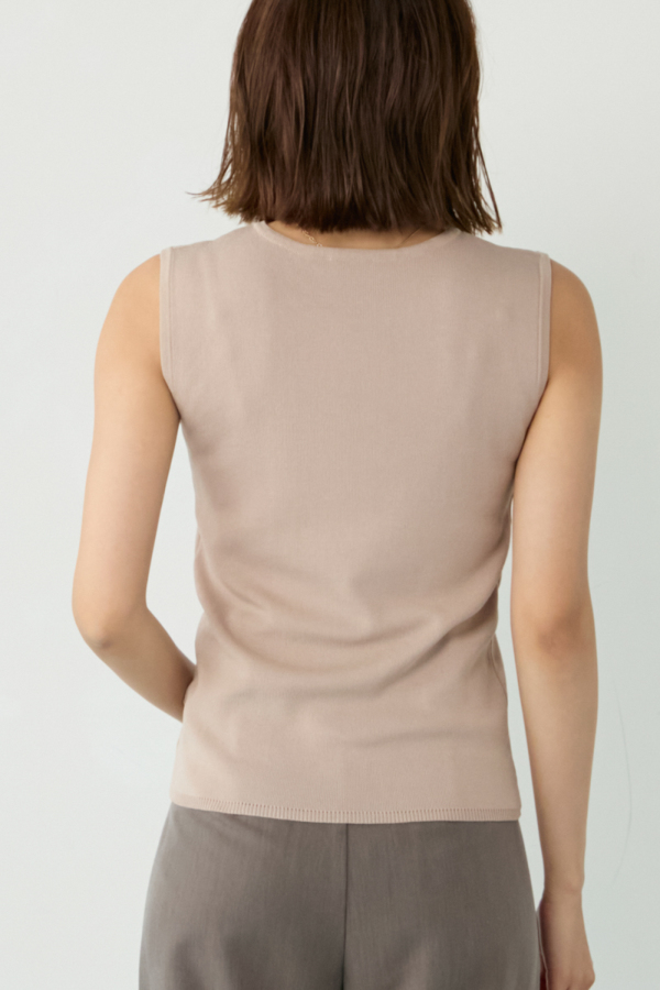 クルーネックノースリニット｜TOPS｜レディースファッション通販