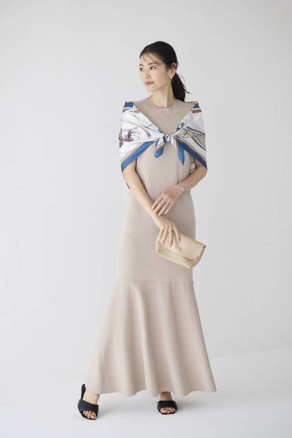 【Spring Collection 2026 vol.2掲載】マーメイドニットワンピース