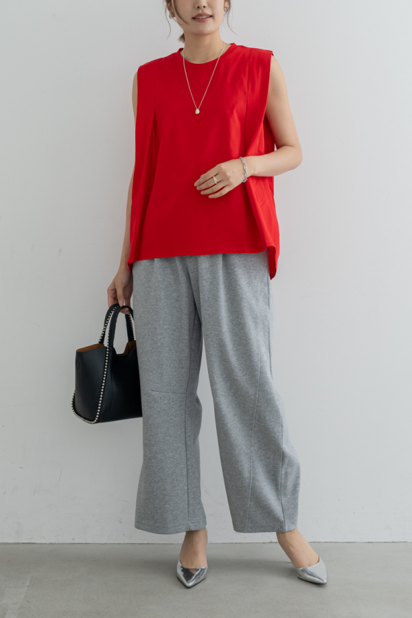 ドライタッチフレアカットソー｜TOPS｜レディースファッション通販のM