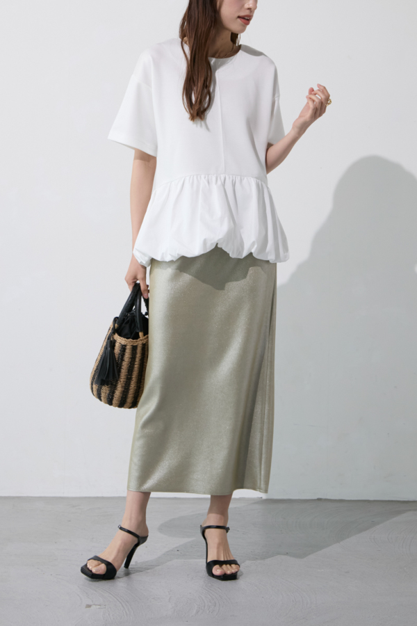 バルーンペプラムプルオーバー｜TOPS｜レディースファッション