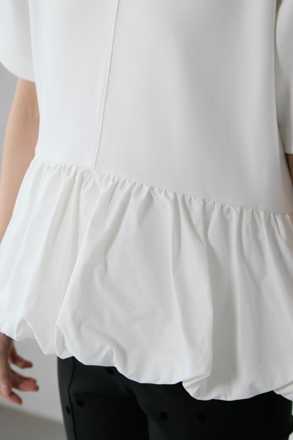 バルーンペプラムプルオーバー｜TOPS｜レディースファッション