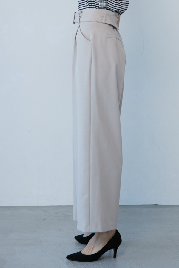 ベルト付きワイドパンツ｜PANTS｜レディースファッション通販のM