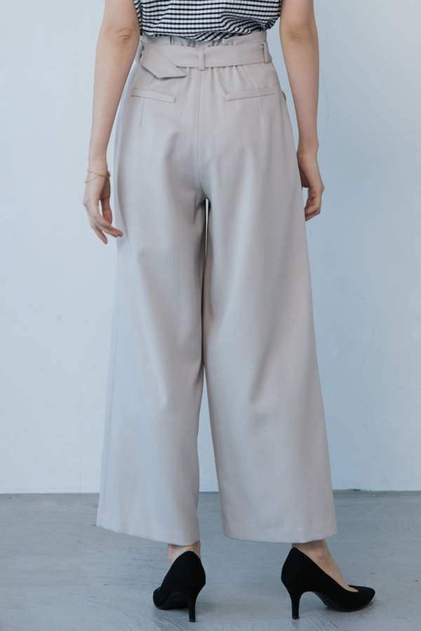 売れ筋がひ贈り物！ ベルト付きワイドパンツ｜PANTS｜レディースファッション通販のM パンツ