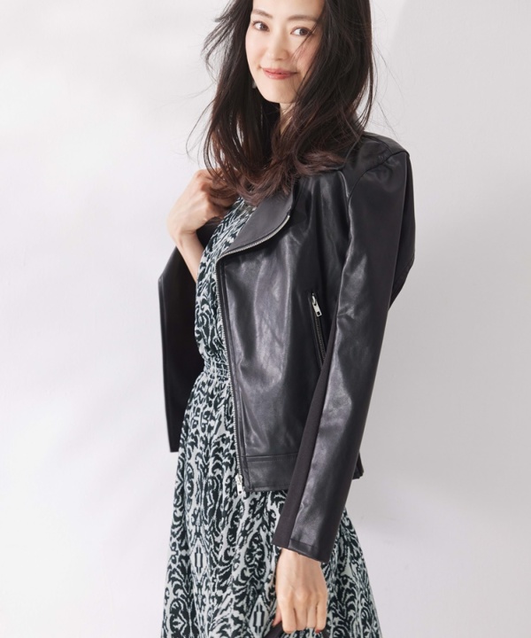 日本未発売】 fake leather jacket MELTTHELADY レザー レザー ...