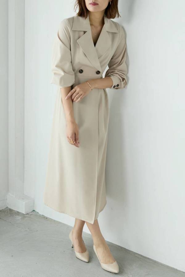 クラシカルトレンチ風ワンピース｜NEW ITEMS｜レディース