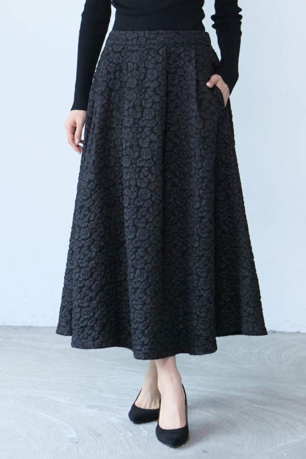 ジャガードフレアスカート｜SKIRT｜レディースファッション通販
