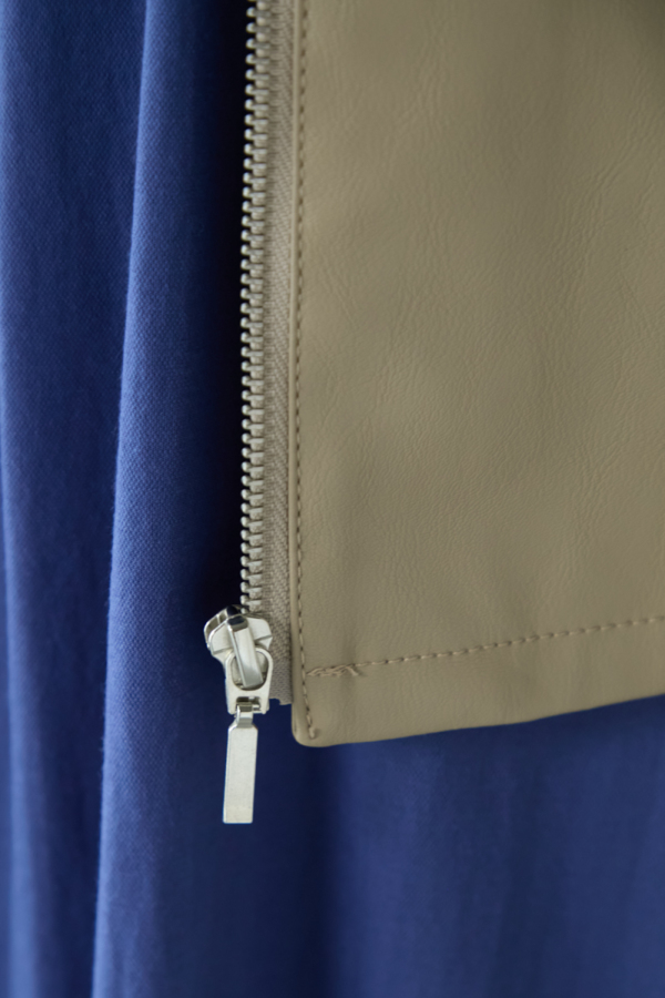 フェイクレザーノーカラージャケット｜OUTER｜レディースファッション