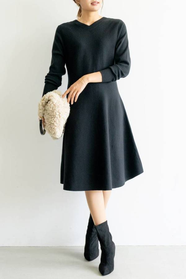 na様ワンピースm 2wayフレアニットワンピース｜ONE-PIECE｜レディース