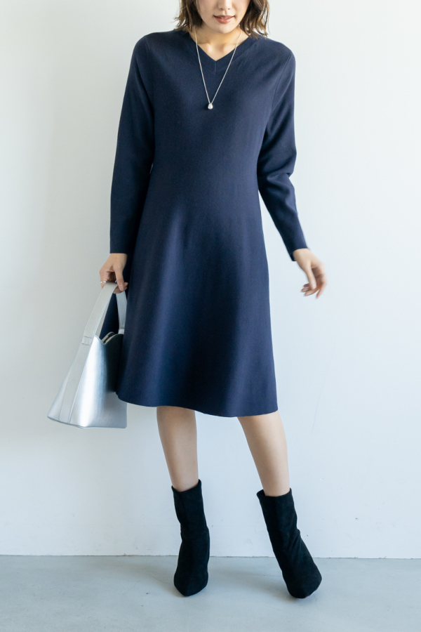 2wayフレアニットワンピース｜ONE-PIECE｜レディースファッション通販