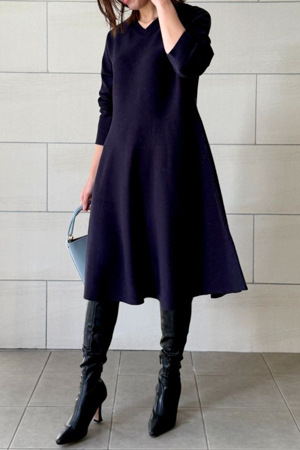 2wayフレアニットワンピース｜ONE-PIECE｜レディースファッション通販