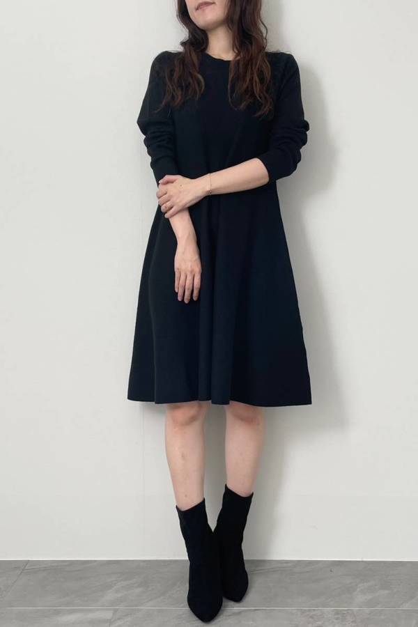 ま様mワンピース Mame Kurogouchi マメクロゴウチ Floral Jacquard Knitted Dress