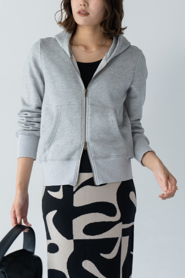 LIMITED SET】裏起毛ジップパーカー＋裏起毛セミフレアスカート※送料